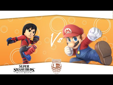 Smashing Barrels 3 Pints — Noble (Mii Brawler/Wolf) vs Ceva (Mario)