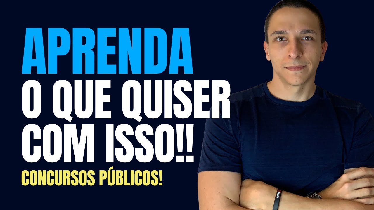 3 DICAS DE COMO APRENDER O QUE QUISER - Segundo a Neurociência! Thiago Pereira - Concursos Públicos