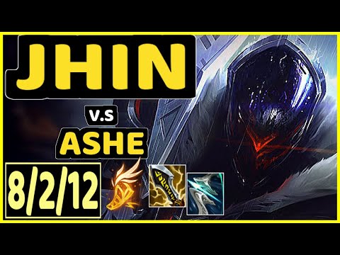 JHIN vs ASHE - 8/2/12 KDA BOTTOM ADC GAMEPLAY - BR Ranked MASTER