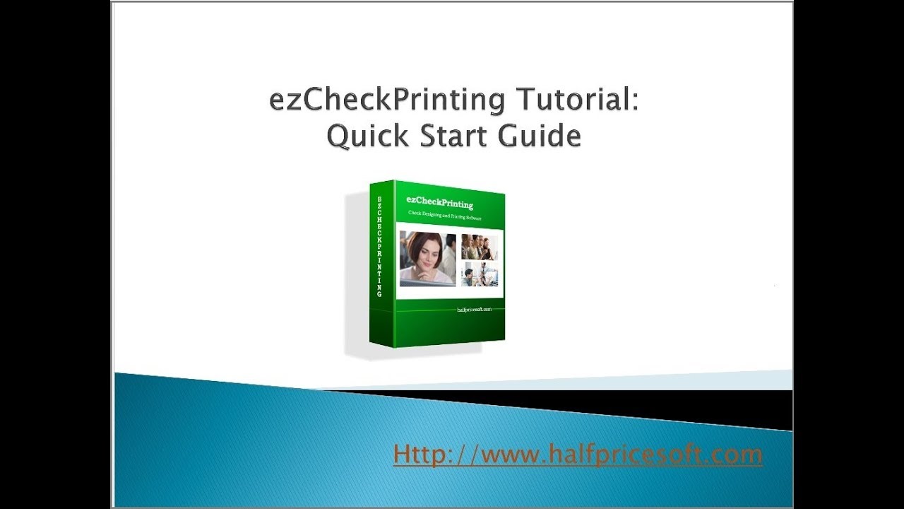 ezCheckPrinting Quick Start Guide