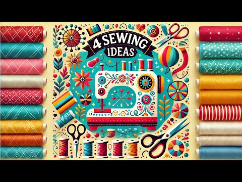 4 Easy and Creative Sewing Ideas for Christmas: Unique Gifts and Beautiful Decorations