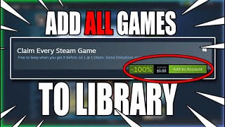 HOW TO CLAIM EVERY STEAM GAME EVER MADE (FREE) | SteamDB Free Packages tool