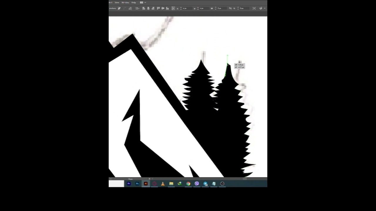 Vector art - sketch to vector illustration adobe illustrator #shorts