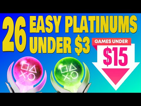 26 Easy Platinum Games Under $3 - Games Under $15 Sale 2022