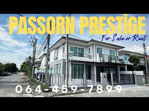 PASSORN PRESTIGE RANGSIT – KLONG 2, Pathum Thani, Prachathipat, Thanyaburi, Pathum Thani, 4 Bedrooms, 210 sqm, Single Detached House For Rent, by Chawanon Khemrergampon, 500538359 - DDproperty.com
