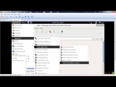 Kali Linux Web App Testing Introduction to Vulnerability Scanners | packtpub com