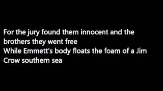 Bob Dylan - The Death of Emmett Till (lyrics)