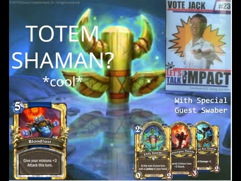 [Hearthtstone] Breaking The Meta With Totem Shaman (with special guest Swaber)