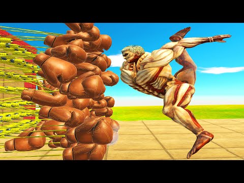 100x BOXING GLOVES VS MONSTERS - Animal Revolt Battle Simulator