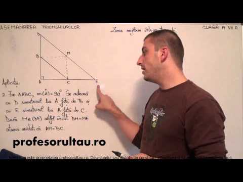 exercitii rezolvate linie mijlocie - profesorultau.ro