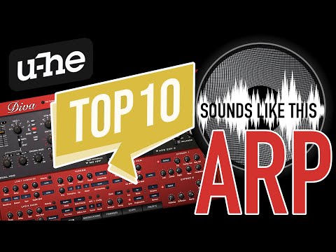 The 10 BEST u-he Diva ARP Sounds - NO TALKING