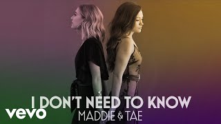 I Don't Need To Know Music Video