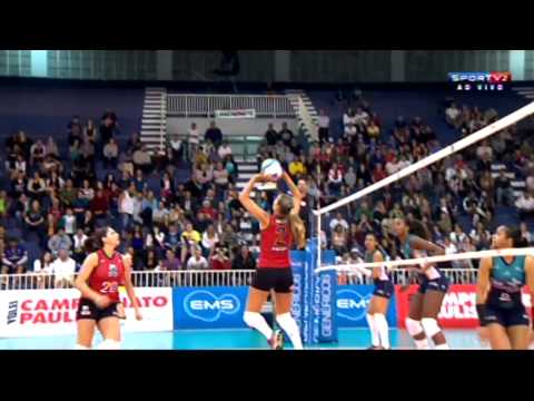 JG01 - SÃO CRISTÓVÃO SAÚDE/SÃO CAETANO X SESI/SP - Paulista de Vôlei Feminino 2014 - SEMI FINAL