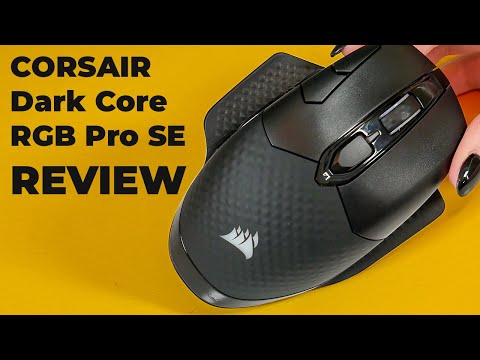 Belaidė žaidimų pelė Corsair Dark Core RGB PRO SE Wireless Gaming Mouse video