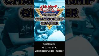 Tu as jouer quoi au CDF?? #ygo #yugioh #championnatdefrance #meta #tcg
