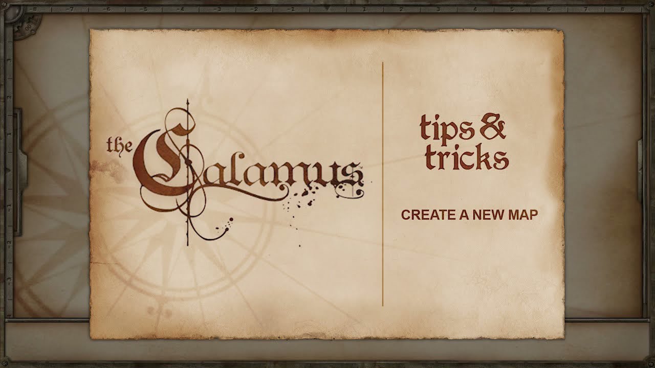 Create A New Map on the Calamus