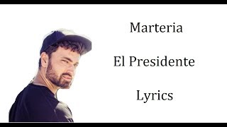 Marteria El Presidente Lyrics