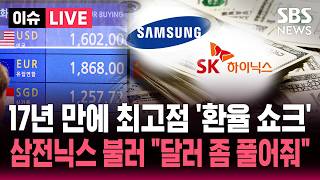 ????LIVE 수출기업에 "달러 풀어달라"/ 1,500원대 고공행진 고환율 언제까지?/ 비용 부담·고물가에 '한숨' / SBS 논스톱 라이브
