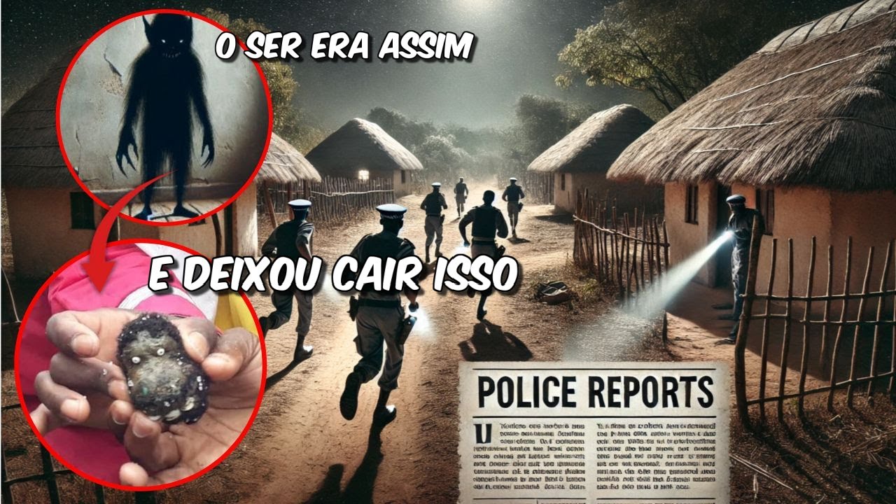 TEMOS IMAGENS! POLICIAIS PERSEGUEM ENTIDADES LUMINOSAS DE 1 METRO NO ZIMBÁBUE!