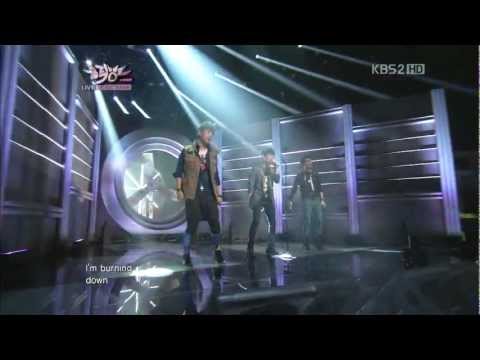 120824 PHANTOM - BURNING @ KBS Music Bank (Full HD)