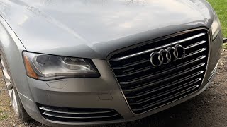 “changing” REAR BRAKES 2010-2017 audi a8, s8 d4 (retracting emergency brake) pads rotors