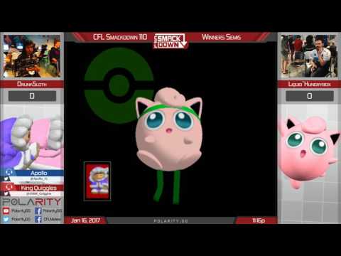 CFL Smackdown 110 Melee - Drunksloth (ICs) vs Liquid`Hungrybox (Puff) - Winners Semis