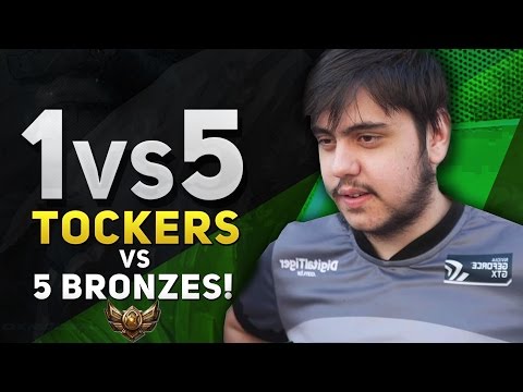 1vs5 - TOCKERS vs 5 BRONZES!