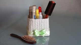 DIY: делаем корзинку из бельевой веревки - Видео онлайн