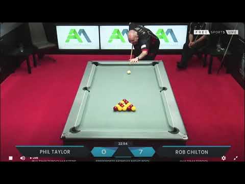 Phil ‘The Power’ Taylor on fire at the Ultimate Pool Masters 2021 🔥 🔥 🎱 🎯