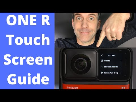How to use the insta360 ONE R touchscreen - a beginner's guide
