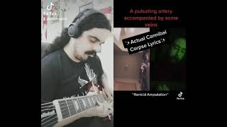 Rancid Amputation 🍗 Cannibal Corpse ~ Acoustic Cover/Duet