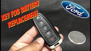 Ford Key Fob Battery Replacement - Focus, Escape, Explorer, Expedition, Edge