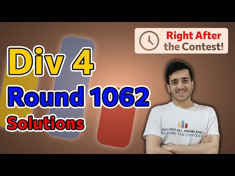 Codeforces Round 1062 (Div. 4) | Solutions by Arpa
