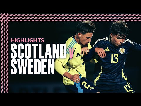 Scotland Men's Under-17s 0-2 Sweden | U17 EURO Qualifying | Highlights