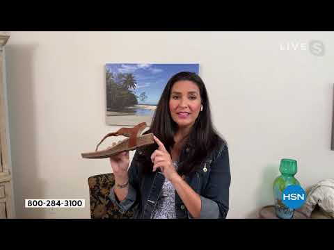 Aetrex Harper Braided Leather Orthotic Thong Sandal