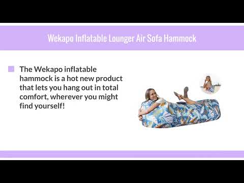 Wekapo Inflatable Lounger Air Sofa Hammock Review
