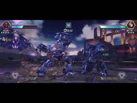 **Rank 6** Necrotronus Vs Noded Nemesis Prime - AM D100