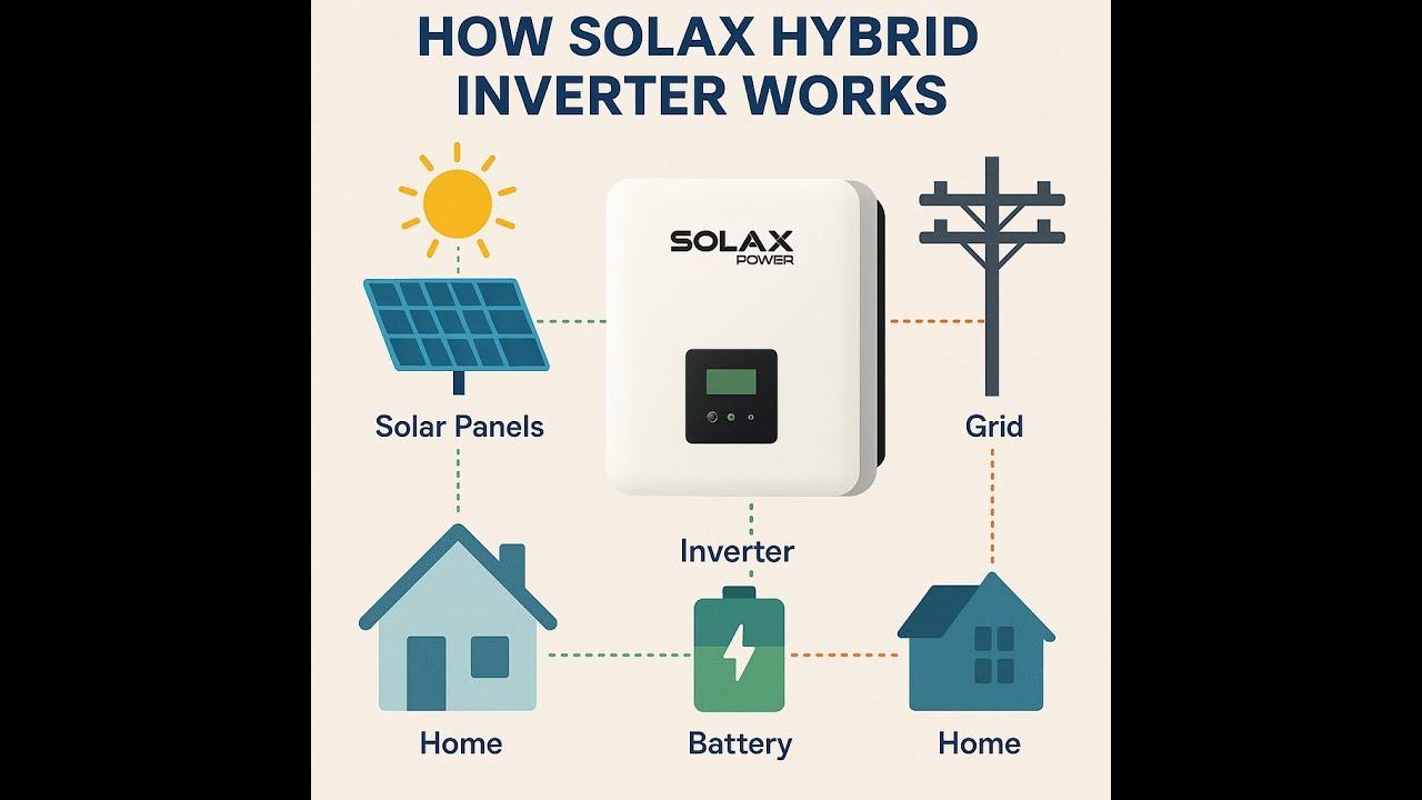🔄 How SolaX Hybrid Inverter Works