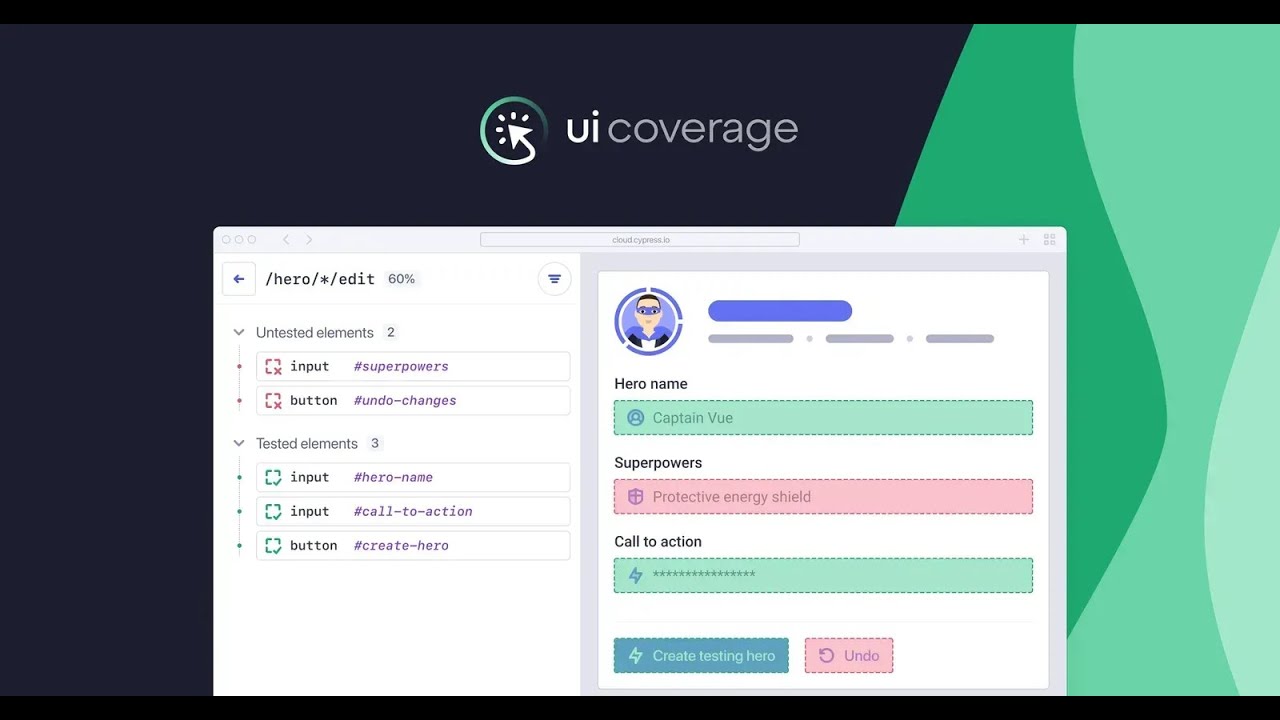 UI Coverage with Test Generation