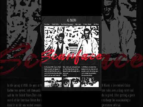 Scarface Animated Poster #photoshoptutorial #posterdesign #motionposters #graphicdesign #scarface