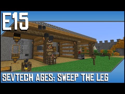 Sevtech Ages-Sweep The Leg-Ep15-Modded Minecraft-Strainers, Eagles, and Baykok's Bow