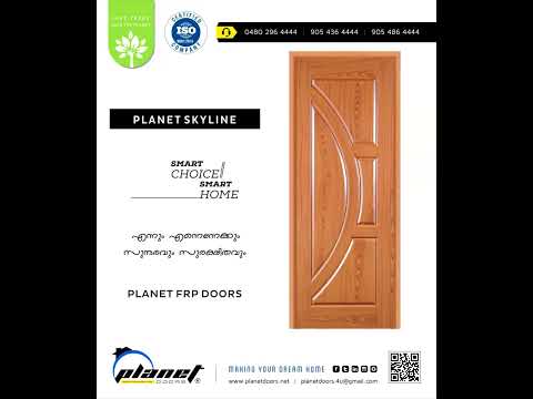 Planet skyline glass - frp doors, for home