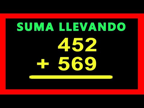 ✅👉 Suma con Llevadas de 3 cifras