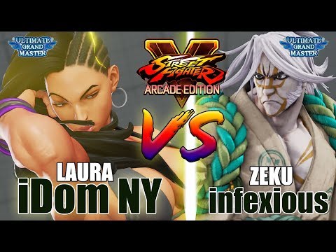 SFV AE 👊🏻 iDom NY (LAURA) vs infexious (ZEKU) [S4]