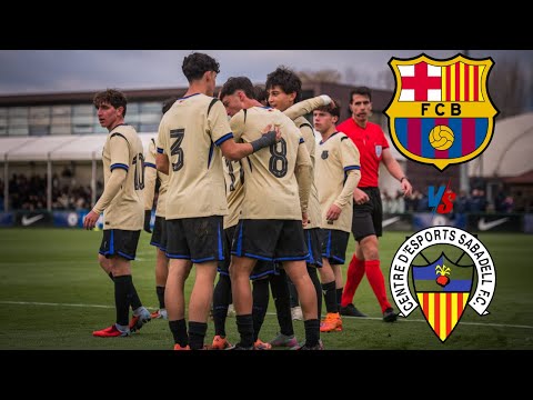 LIVE MATCH: Juvenil A vs Sabadell 2025/2026 | English Commentary