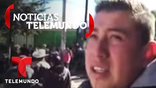 preview picture of video 'Hombre busca a su esposa y bebé tras explosión en Cuajimalpa, México.'