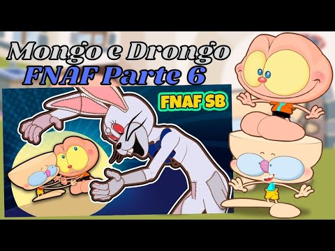 Mongo e Drongo em FNAF Security Breach Parte 6 - O encontro com Vanny e Vanessa (REACT)