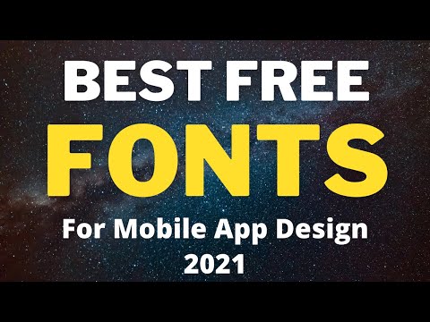 Top 10 Best Free Fonts for Mobile App Design in 2021