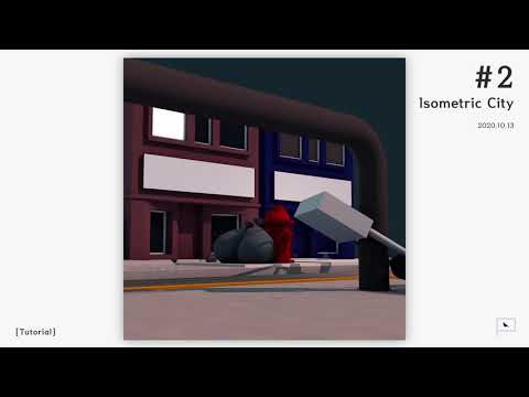 【C4D】Isometric City [Tutorial #2]