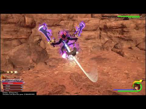 KINGDOM HEARTS Ⅲ Lvl 99 Sora (w/Ultima Weapon) VS Dark Inferno No Damage